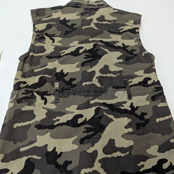 NWT Tractr Size Medium Camo Long Vest - Picture 14 of 16